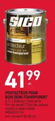 Matério PROTECTEUR POUR BOIS SEMI-TRANSPARENT offer