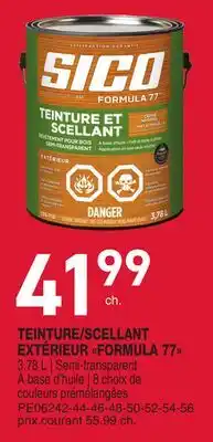 Matério TEINTURE/SCELLANT EXTÉRIEUR FORMULA 77 SICO offer