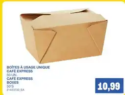 Wholesale Club BOÎTES À USAGE UNIQUE CAFÉ EXPRESS offer