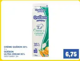 Wholesale Club CRÈME QUÉBON 35% offer