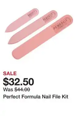 TSC Stores Perfect Formula Nail File Kit offer