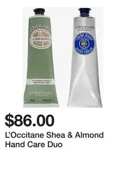 TSC Stores L'Occitane Shea & Almond Hand Care Duo offer