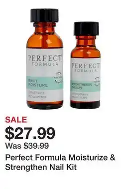 TSC Stores Perfect Formula Moisturize & Strengthen Nail Kit offer