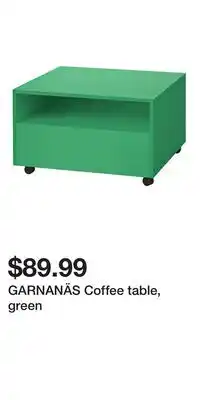IKEA GARNANÄS Coffee table, green offer
