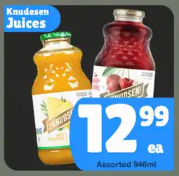 The Old Farm Market Knudesen Juices offer