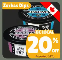 The Old Farm Market Zorbas Dips offer