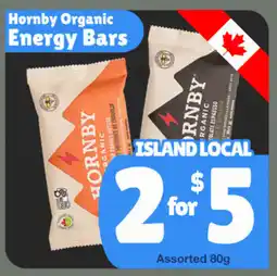 The Old Farm Market Hornby Organic Energy Bars offer