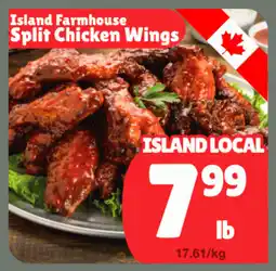 The Old Farm Market Island Farmhouse Split Chicken Wings offer