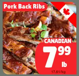 The Old Farm Market Pork Back Ribs offer