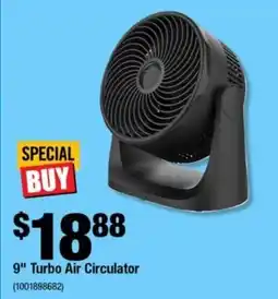 Home Depot Hampton Bay 9" Turbo Air Circulator offer
