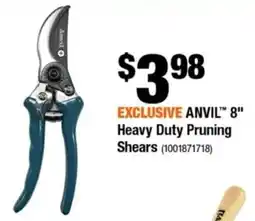 Home Depot Anvil 8" Heavy Duty Pruning Shears offer
