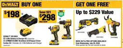Home Depot Dewalt 20V Max 5.0Ah Battery & Charger Kit offer