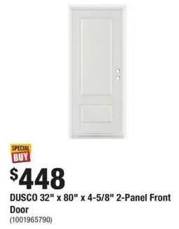 Home Depot Dusco 2-Panel Front Door offer