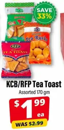 Iqbal Foods KCB/ RFP Tea Toast Assorted offer