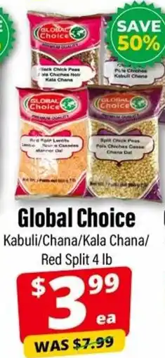 Iqbal Foods Global Choice Kabuli/ Chana/ Kala Chana/ Red Split offer