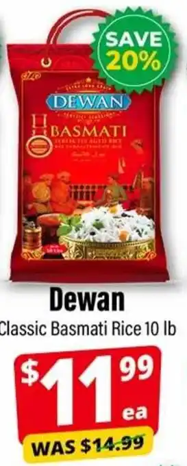Iqbal Foods Dewan Classic Basmati Rice offer