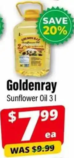 Iqbal Foods Goldenray Sunflower Oil offer