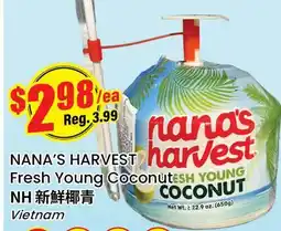 Btrust Supermarket NANA'S HARVEST Fresh Young Coconut offer