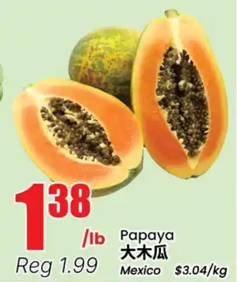 Btrust Supermarket Papaya offer