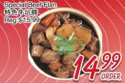 Foody Mart Special Beef Flan offer
