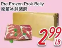 Foody Mart Pre Frozen Prok Belly offer