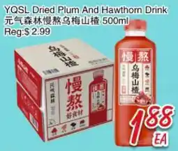 Foody Mart YQSL Dried Plum And Hawthorn Drink offer