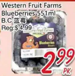 Foody Mart Western Fruit Farms Blueberries offer