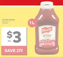 Giant Tiger French's ketchup offer