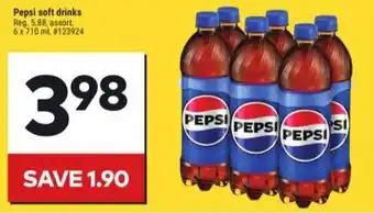 Giant Tiger Pepsi soft drinks offer