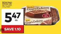 Giant Tiger McCain Deep'n Delicious Cake offer