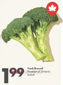 Longo's Fresh Broccoli offer