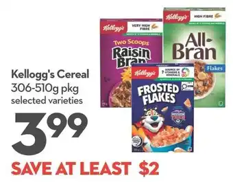 Longo's Kellogg's Cereal offer