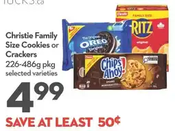 Longo's Christie Family Size Cookies or Crackers offer