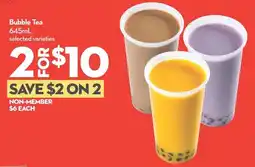 Longo's Bubble Tea offer