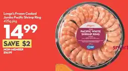 Longo's Longo's Frozen Cooked Jumbo Pacific Shrimp Ring offer
