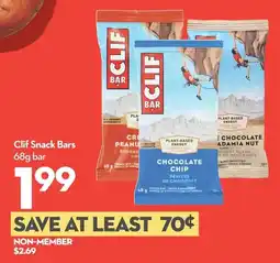 Longo's Clif Snack Bars offer