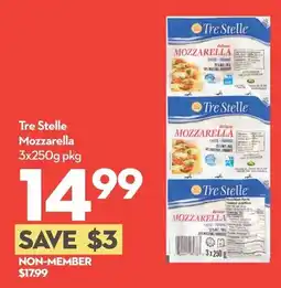 Longo's Tre Stelle Mozzarella offer