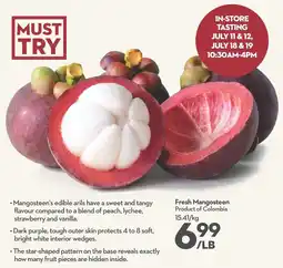 Longo's Fresh Mangosteen offer