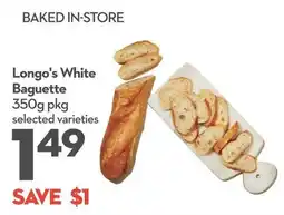 Longo's Longo's White Baguette offer