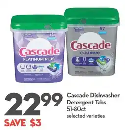Longo's Cascade Dishwasher Detergent Tabs offer