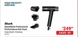 Visions Electronics Shark SpeedStyle Professional Performance Hair Dryer offer