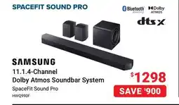 Visions Electronics SAMSUNG 11.1.4-Channel Dolby Atmos Soundbar System offer