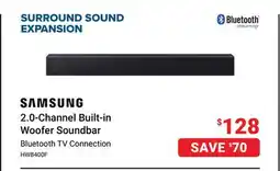 Visions Electronics SAMSUNG 2.0-Channel Built-in Woofer Soundbar offer