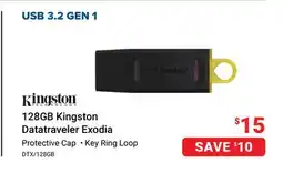Visions Electronics 128GB Kingston Datatraveler Exodia offer