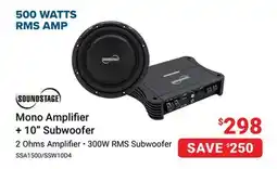 Visions Electronics Soundstage Mono Amplifier + 10 Subwoofer offer