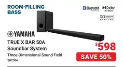 Visions Electronics YAMAHA TRUE X BAR 50A Soundbar System offer