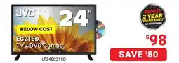 Visions Electronics JVC 24 EC215D TV / DVD Combo offer