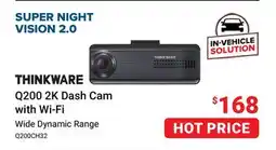 Visions Electronics THINKWARE Q200 2K Dash Cam with Wi-Fi offer