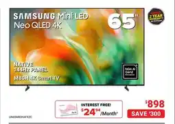 Visions Electronics SAMSUNG Mini LED Neo QLED 4K 65 Smart TV offer