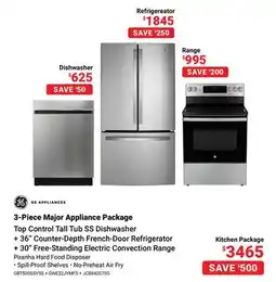 Visions Electronics 3-Piece Major Appliance Package offer